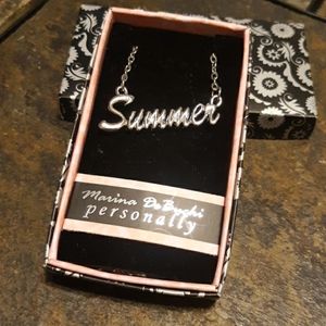Personalized Summer name necklace